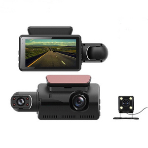 FHD Car DVR Camera Dash Cam Dual Record Hidden Video Recorder Dash Camera 1440P Night Vision Parking Monitoring G-sensor DashCam