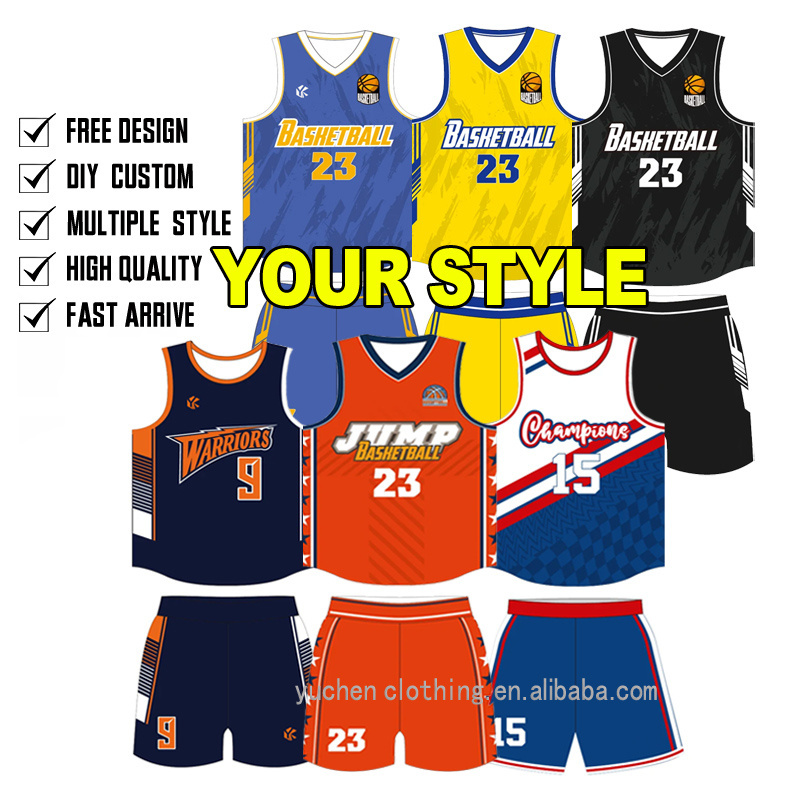 summer personalized male reversible basketball uniform set basketball jersey men