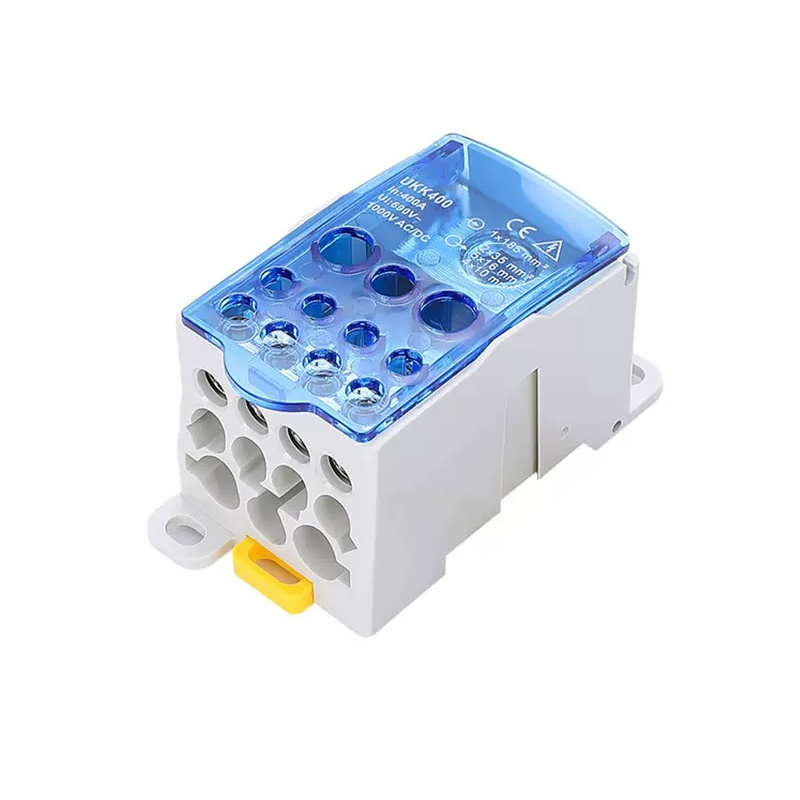 One in Several Out Power Distribution Block UKK Terminal Block Wire Electrical Connector Junction Din Rail Distribution Block