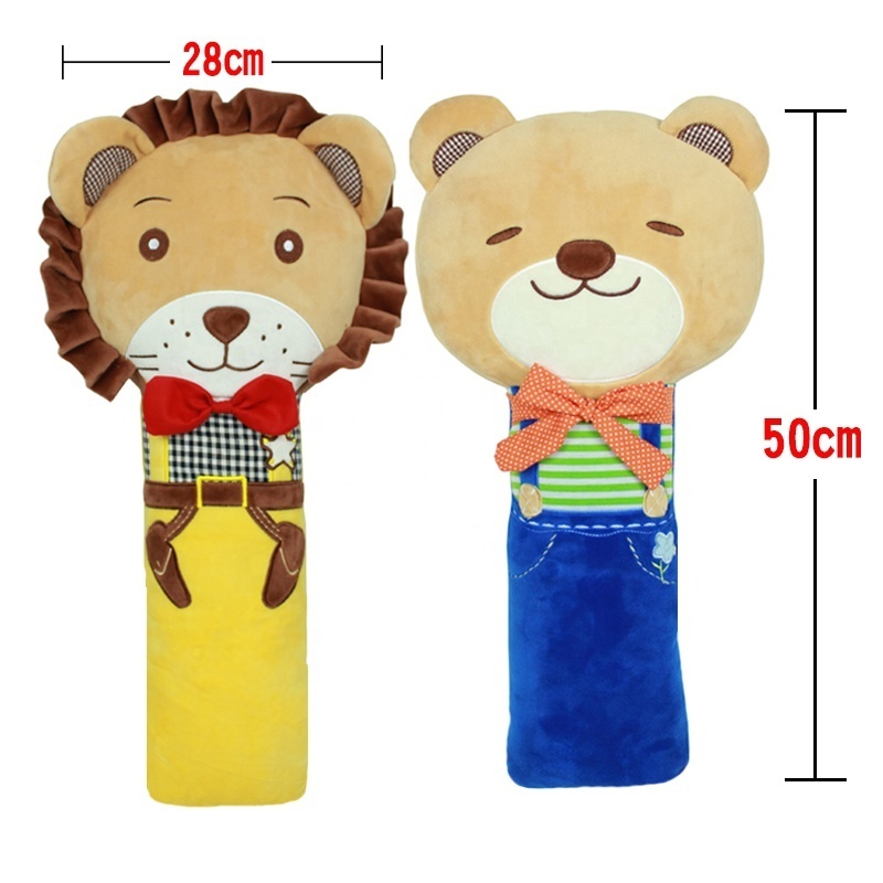 Multiple styles of cartoon images Short plush dye printing pillow Plush toys children Plush pillow