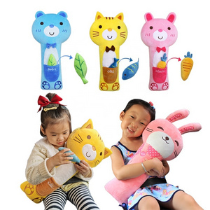 Multiple styles of cartoon images Short plush dye printing pillow Plush toys children Plush pillow