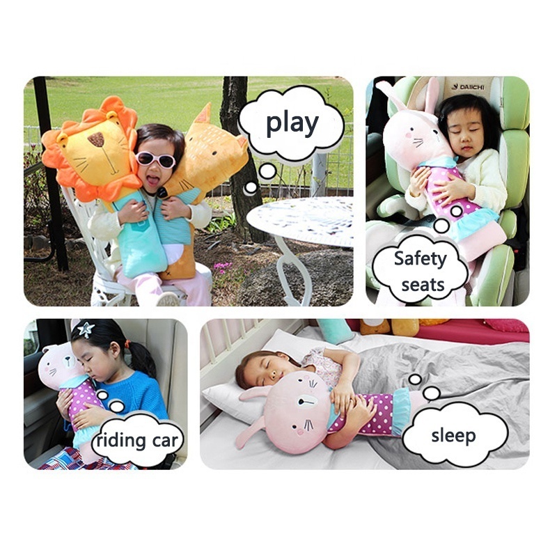 Multiple styles of cartoon images Short plush dye printing pillow Plush toys children Plush pillow