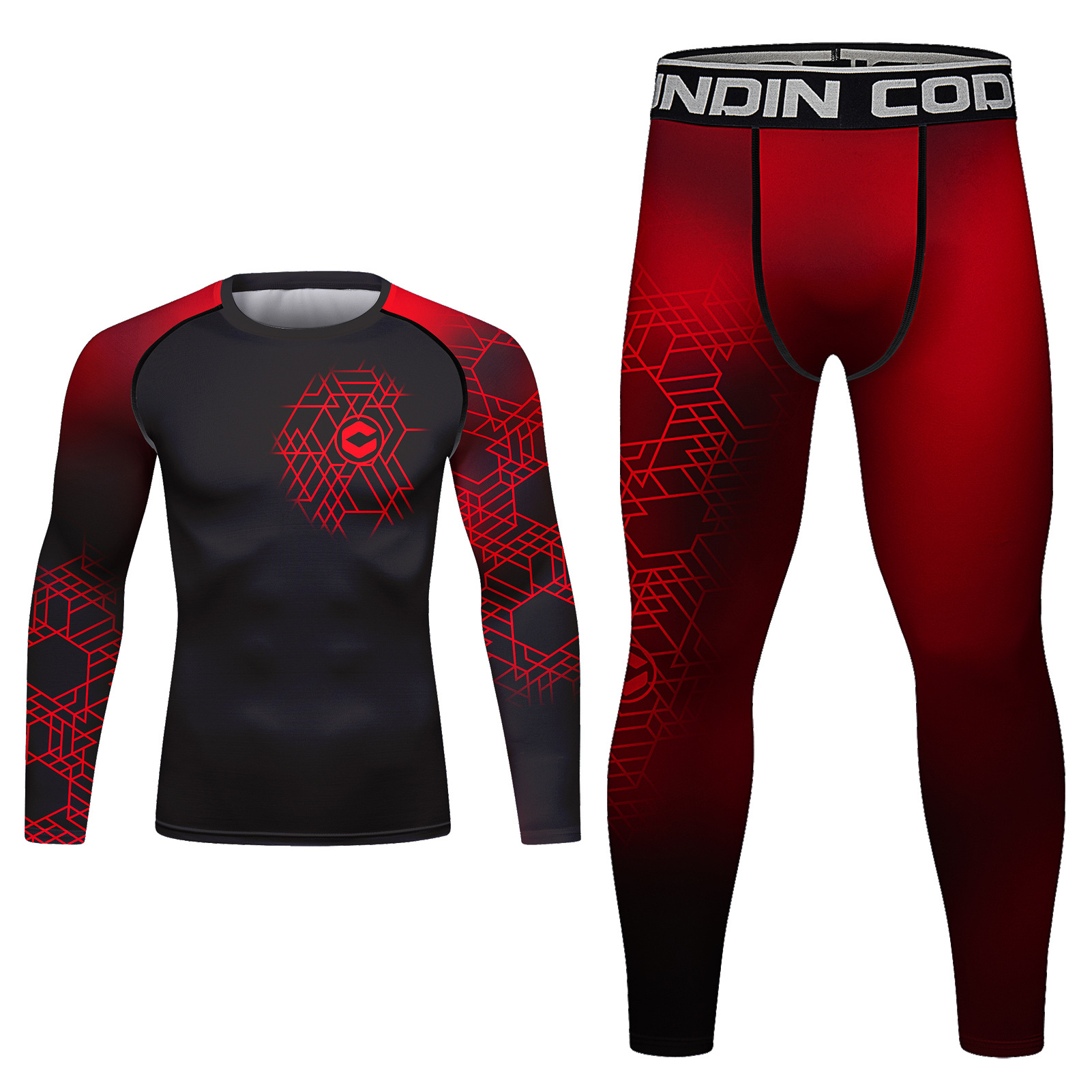 CODY LUNDIN 4 Pieces compression mma rashguard,oem high slits mma shorts,custom sublimated printed mens rash guard