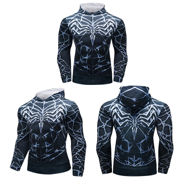 mens cheap blank plain funny spiderman black panther hoodies clothing