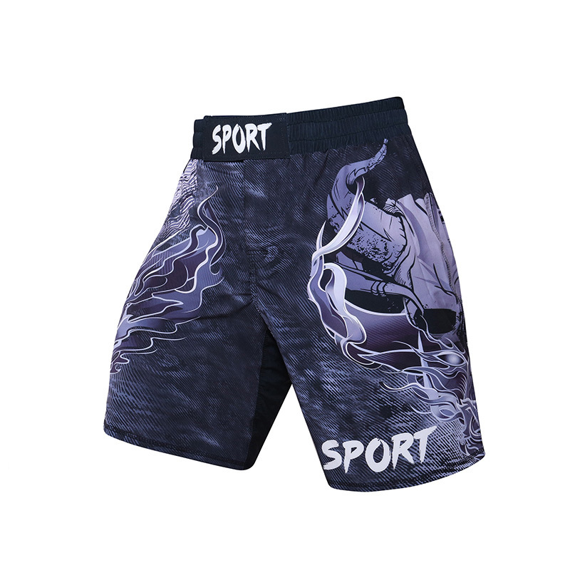 Custom Men's Quick Dry Printed Short Pants Sports Grappling BJJ Martial Arts MMA Shorts