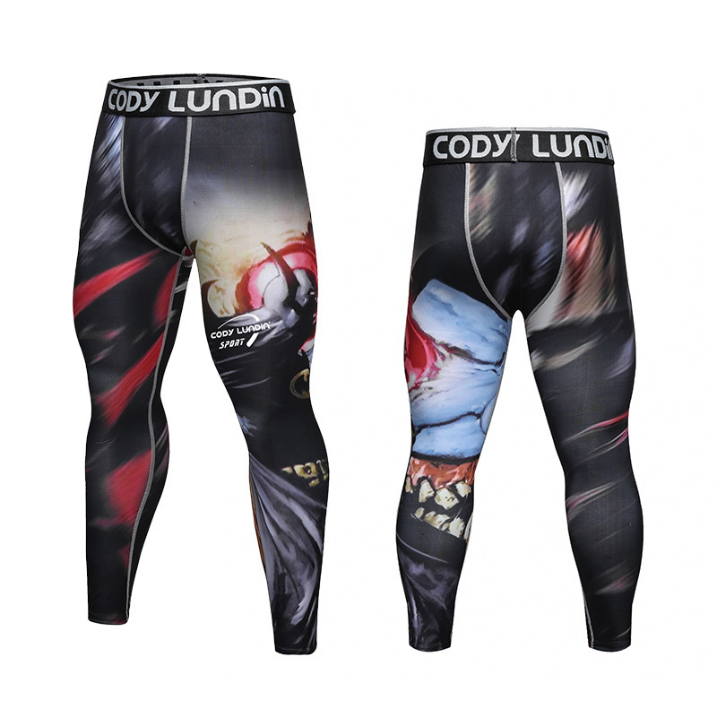 Hot New Sale Wholesale Full Sublimation Leggings Men's Bjj MMA Spats For Training Tight Wear