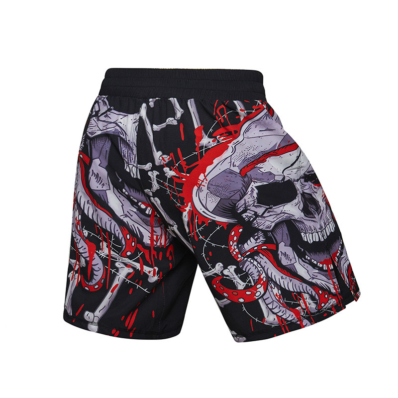 Custom Men's Quick Dry Printed Short Pants Sports Grappling BJJ Martial Arts MMA Shorts