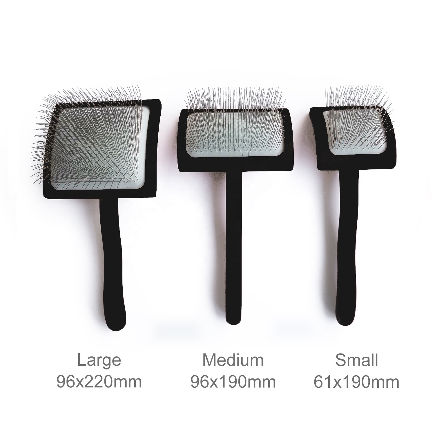 Goldpets OEM Cat And Dog Brushes Medium Wooden Pet Hair Fluffing Dog Pins Brush Pet Cat Dog Grooming Slicker Brush