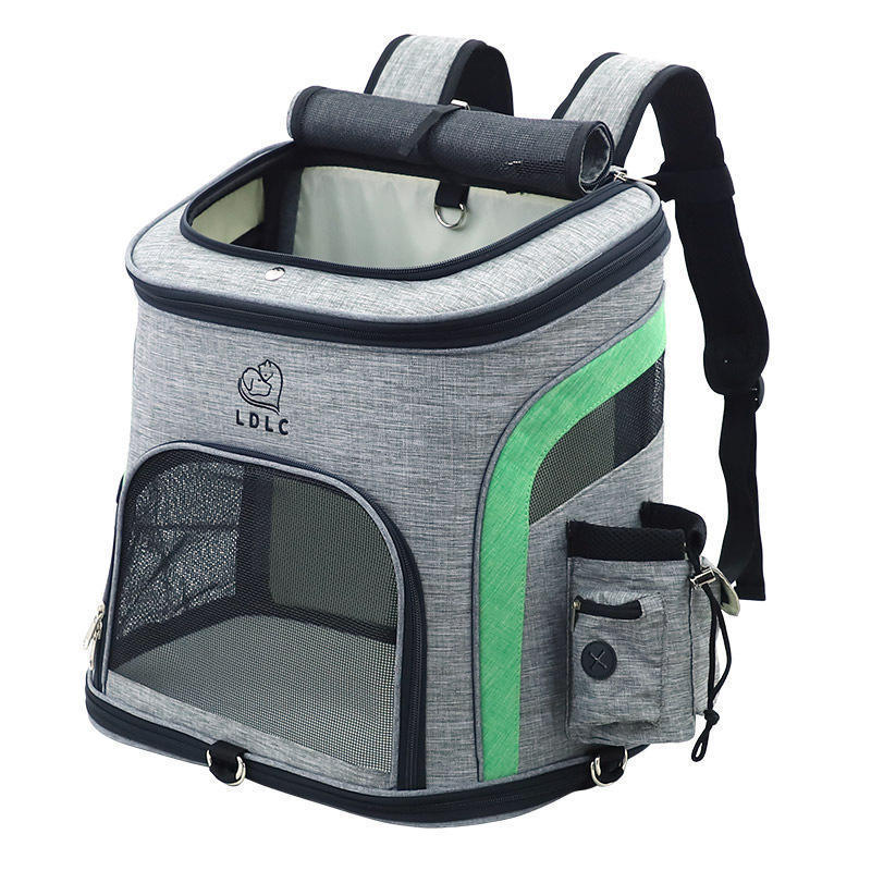 New Cat Carrier Backpack Expandable Mesh Breathable Foldable Pet Travel Bags for Small Dogs Cats Rabbits Pet Carrier Backpack