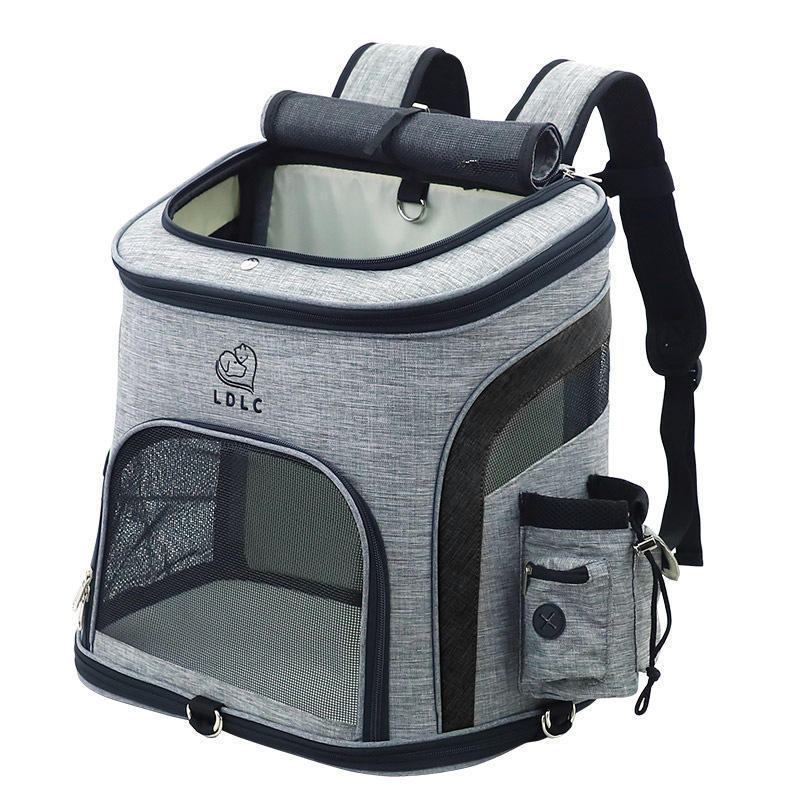 New Cat Carrier Backpack Expandable Mesh Breathable Foldable Pet Travel Bags for Small Dogs Cats Rabbits Pet Carrier Backpack