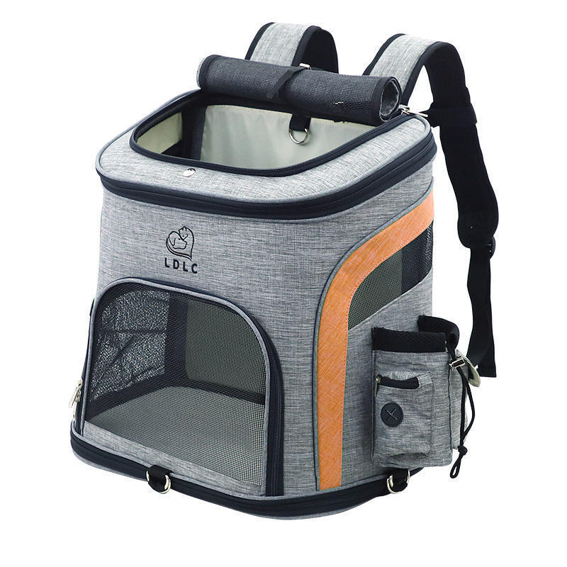 New Cat Carrier Backpack Expandable Mesh Breathable Foldable Pet Travel Bags for Small Dogs Cats Rabbits Pet Carrier Backpack