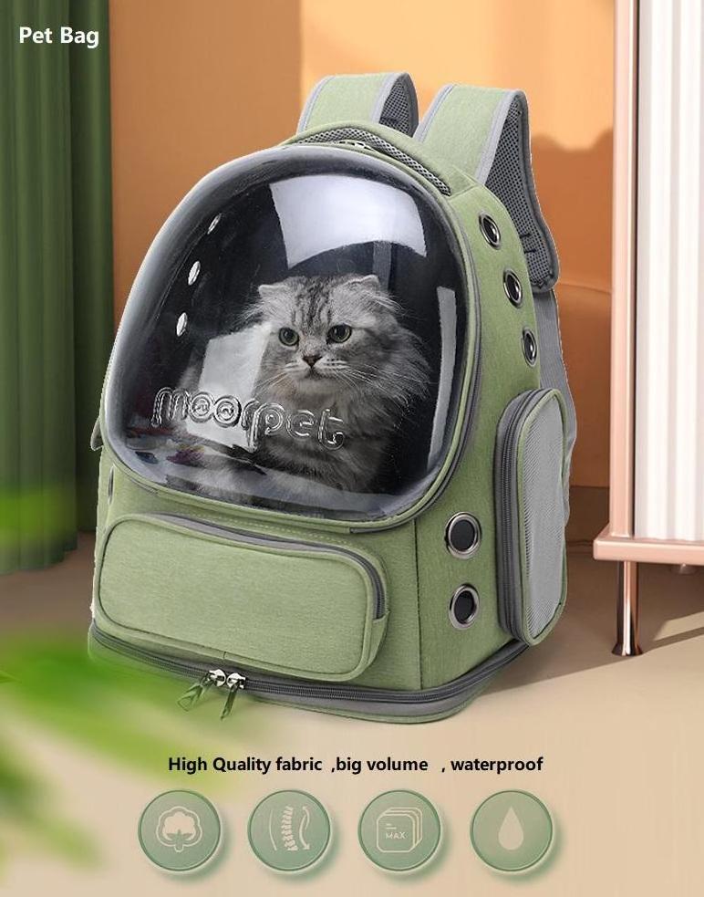 Pet Carrier bag weekend backpack Durable Transparent Airline approved Cat Bag Pet Cages Carrier Backpack for Travel