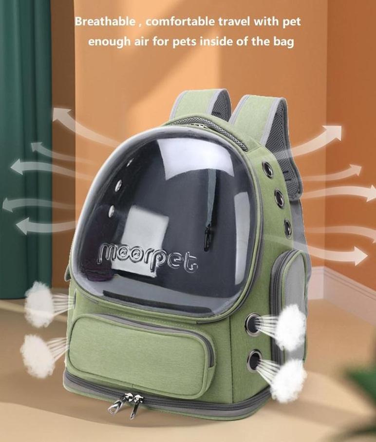 Pet Carrier bag weekend backpack Durable Transparent Airline approved Cat Bag Pet Cages Carrier Backpack for Travel