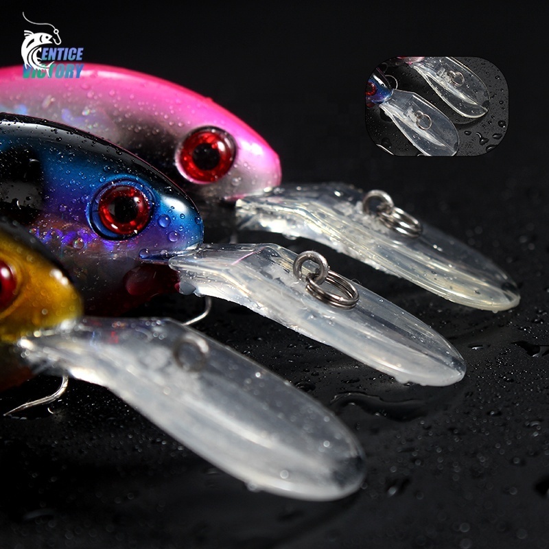 Entice Victory 103mm/14g high-resolution body blank lures crankbait square bill fishing crankbaits