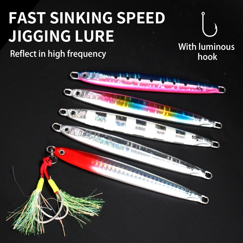 Entice Victory high frequency pike jigging lure 40g - 120 g lure jig fishing bait freshwater saltwat metal jigging lures