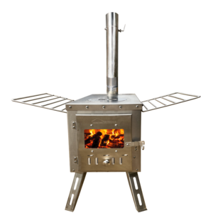 stainless steel portable camping wood tent stove for bell tent india tipi hot tents