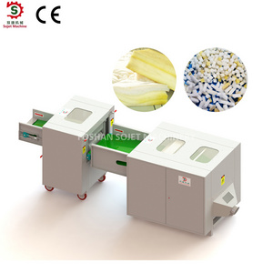 Waste sponge crushing machine mattress foam shredder recycle viscoelastic mattress recycling machine