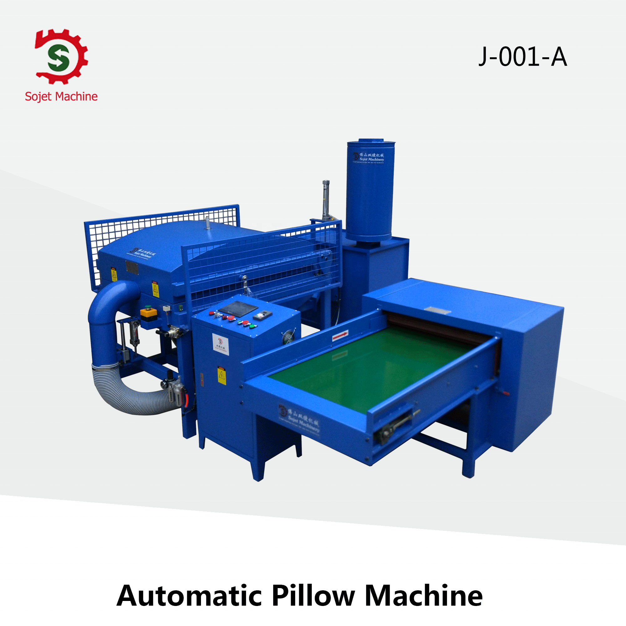 J-001-A China factory high production automatic pillow production line pillow making machine