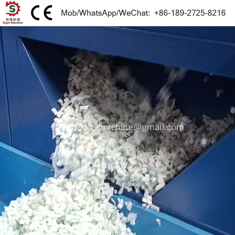 CE certified mattress foam scraps recycling machine latex memory foam crusher