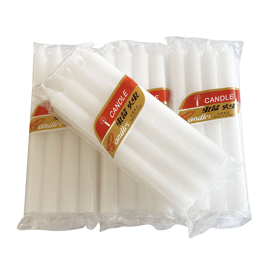 38g 40g plastic bag bougie smokeless islam religious white candle