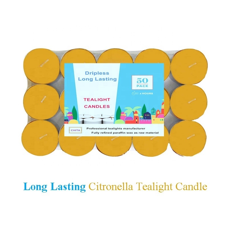 Mosquito Repellent Citronella Tea light Candles \ Tealights