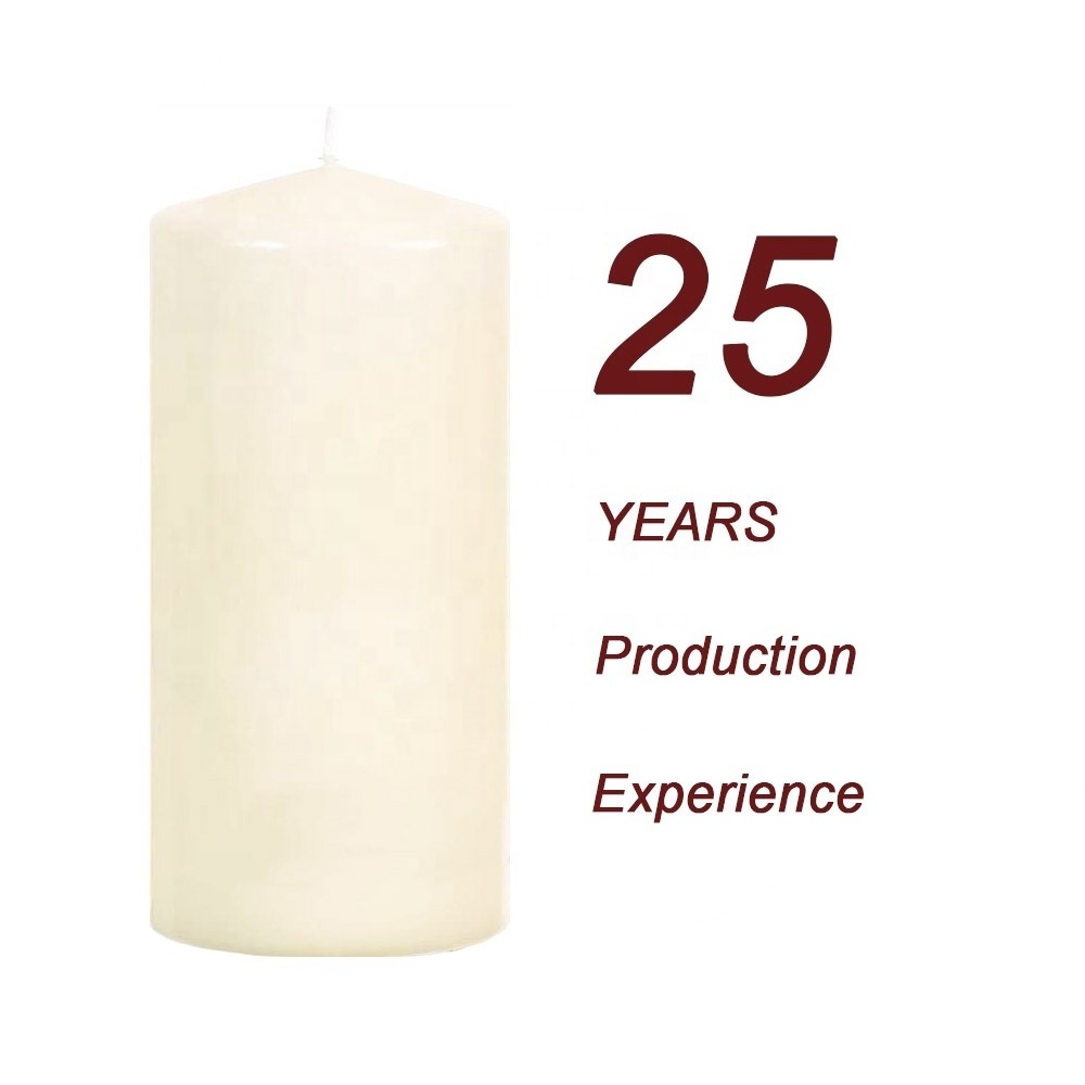 Cheap Bulk White Pillar Candle Church Candles For Home Decoration