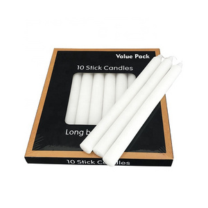 Cheap white plain stick Candles church lighting candle wholesaler