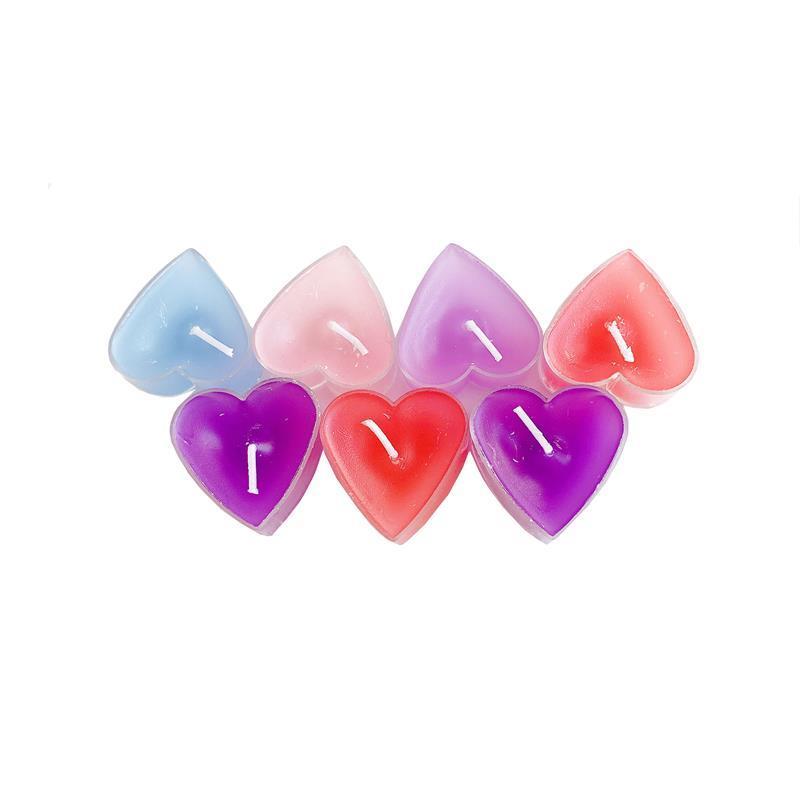 White Tealight Candles Aluminium Tealight 2 Hours Heart Shape Tea Light Candle