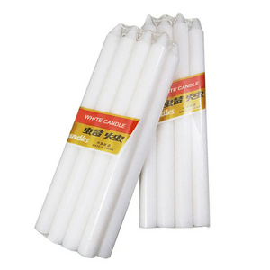 Wholesale White plain household pillar stick candles for Nigeria