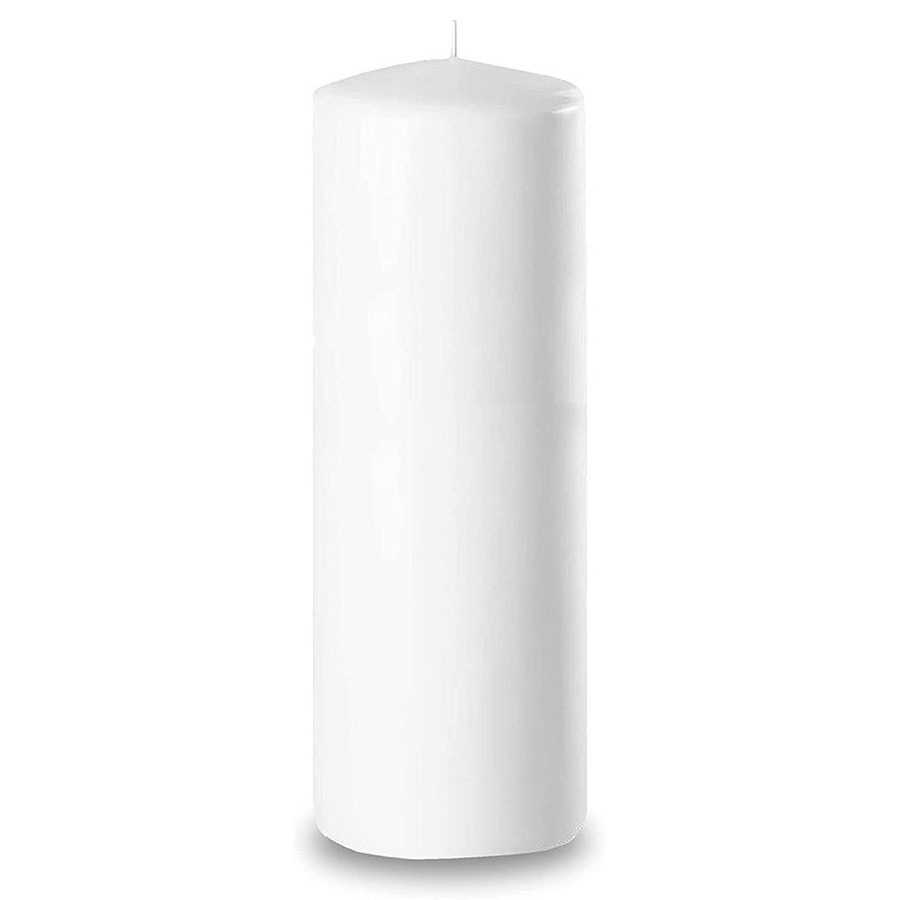 7x20cm tall candle cheap white giant decorative pillar candles