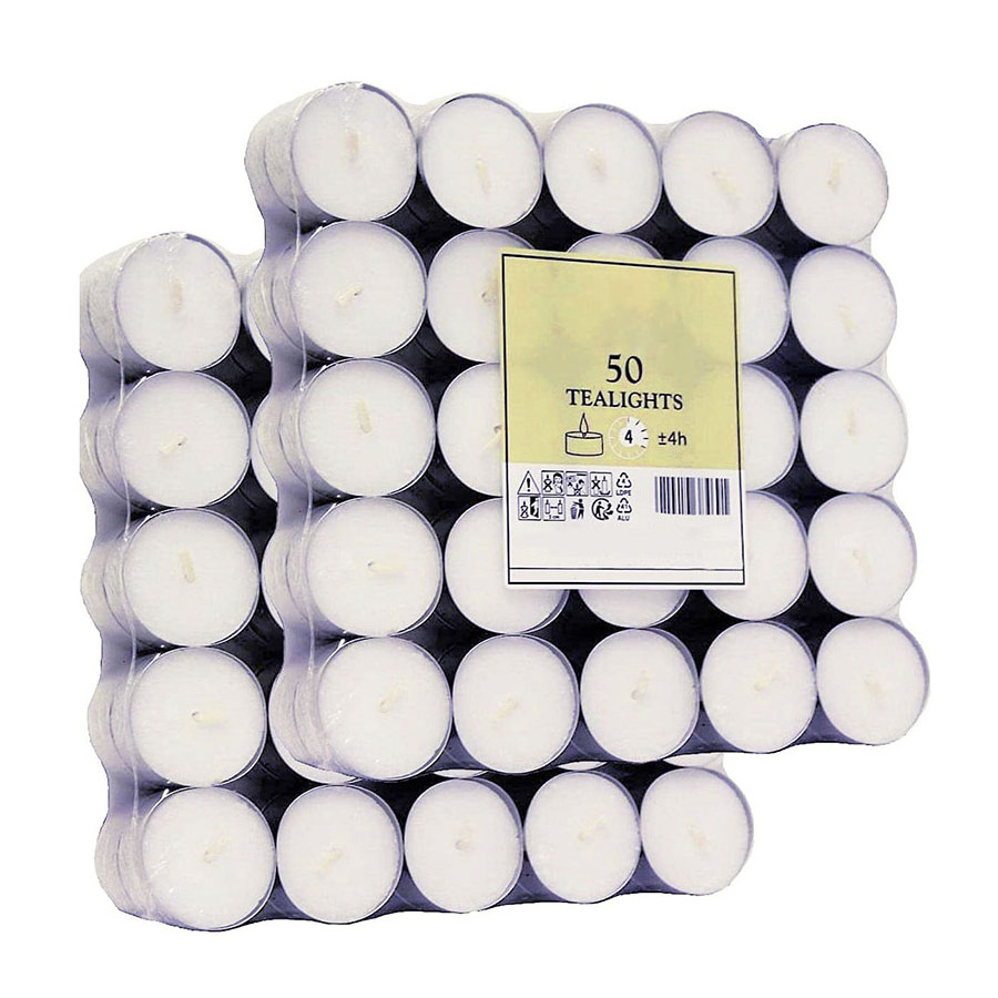 wholesale tea light candles 4 hours white scented tealight candles