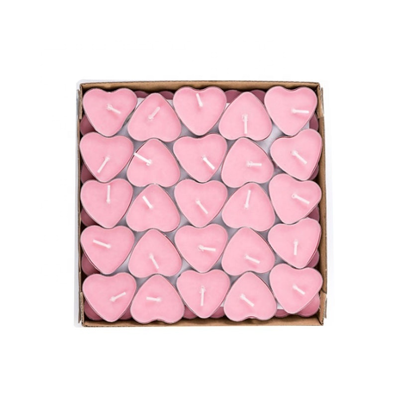 hot sell wedding decorative heart shape love tealight candle