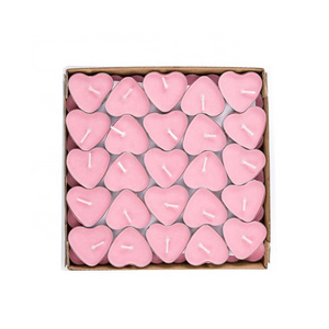 hot sell wedding decorative heart shape love tealight candle