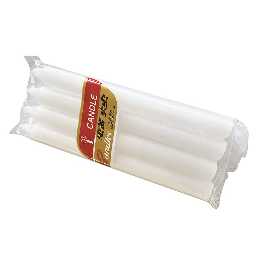 Emergency home lighting candles cheap wax long white candles