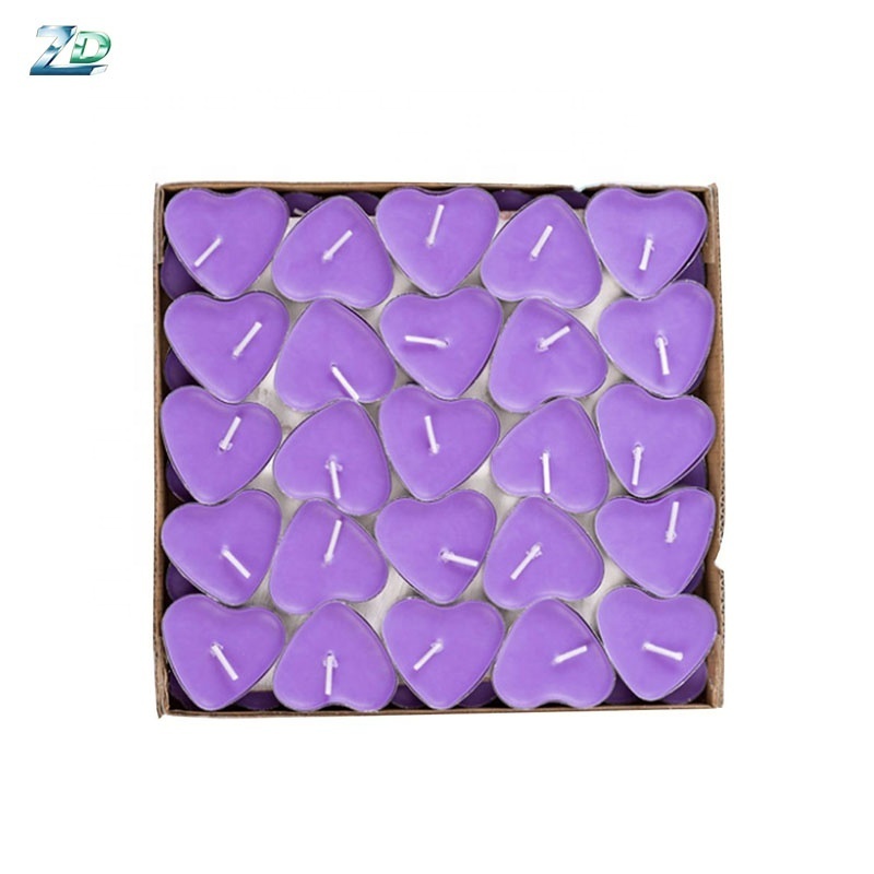 hot sell wedding decorative heart shape love tealight candle