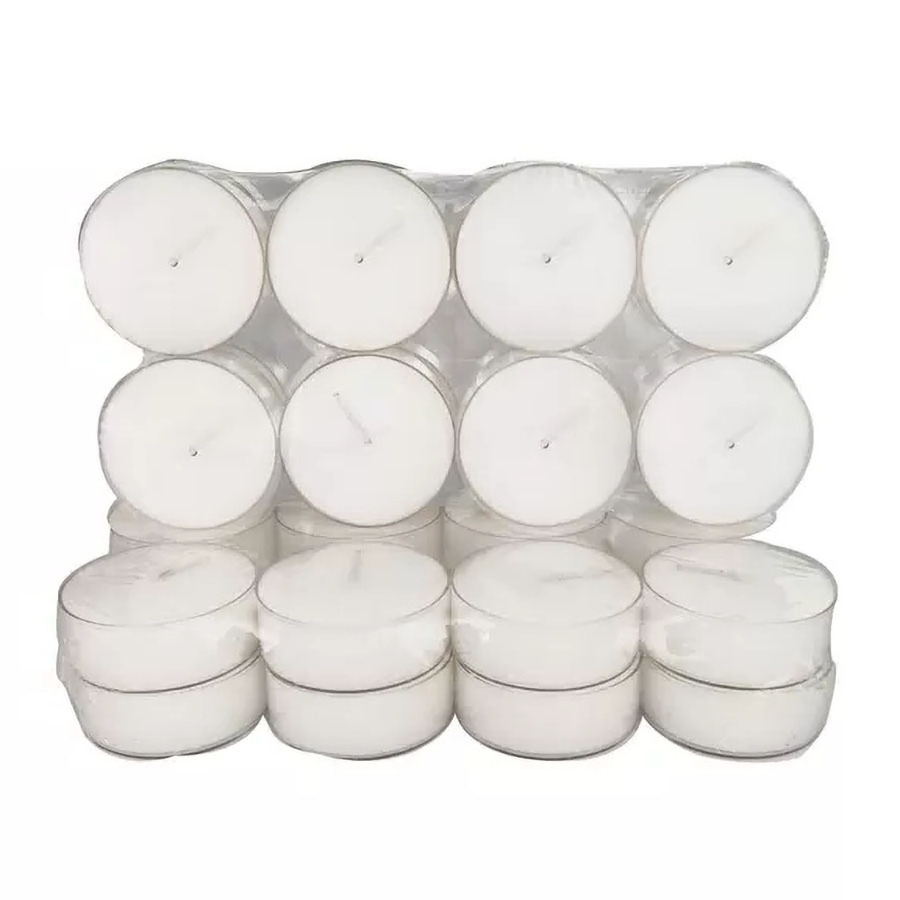 wholesale wax tealight candle decoration tea light candles in clear cup