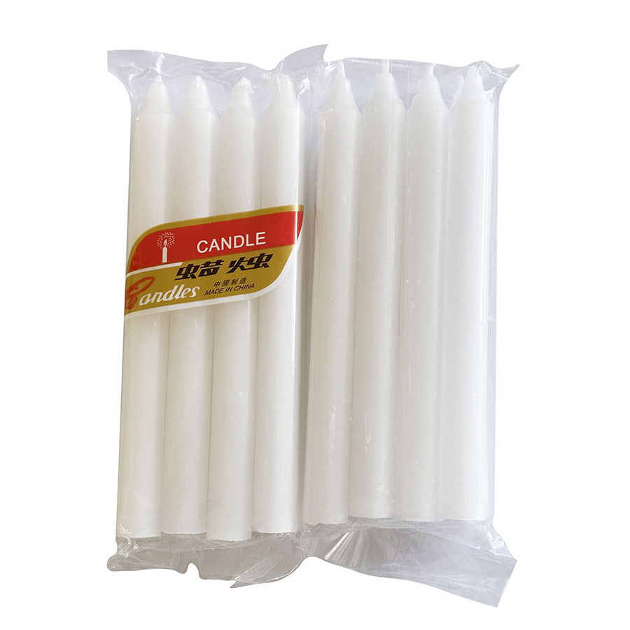 38g 40g plastic bag bougie smokeless islam religious white candle