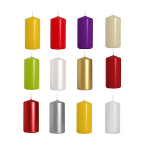 Factory Supply White Unscented Smokeless Pillar Decoration Candles Votive Candles