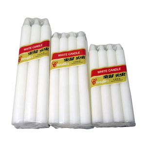 Emergency home lighting candles cheap wax long white candles