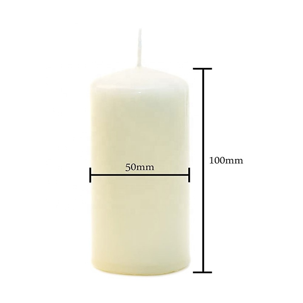 Cheap Bulk White Pillar Candle Church Candles For Home Decoration