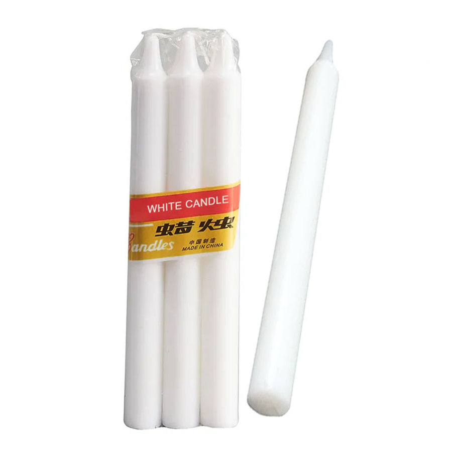 Wholesale White plain household pillar stick candles for Nigeria