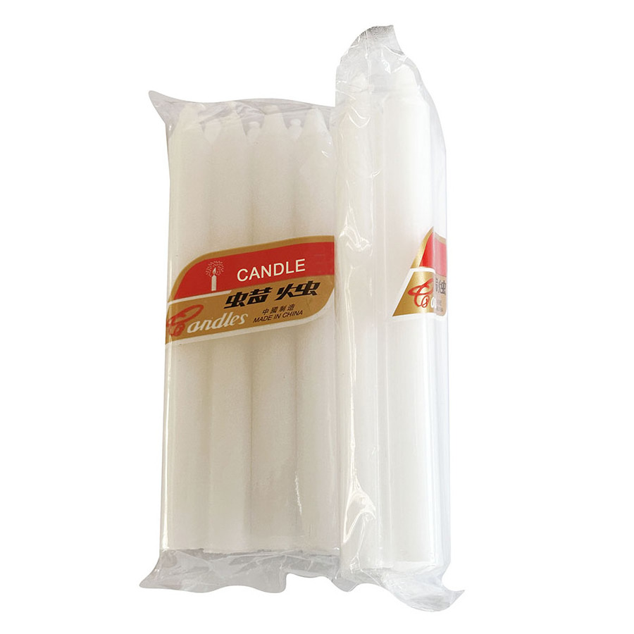 38g 40g plastic bag bougie smokeless islam religious white candle