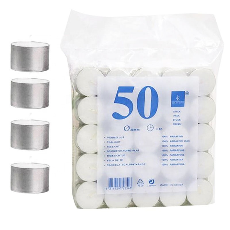 6 Hour Bulk Emergency tealight / White Tealight Candles