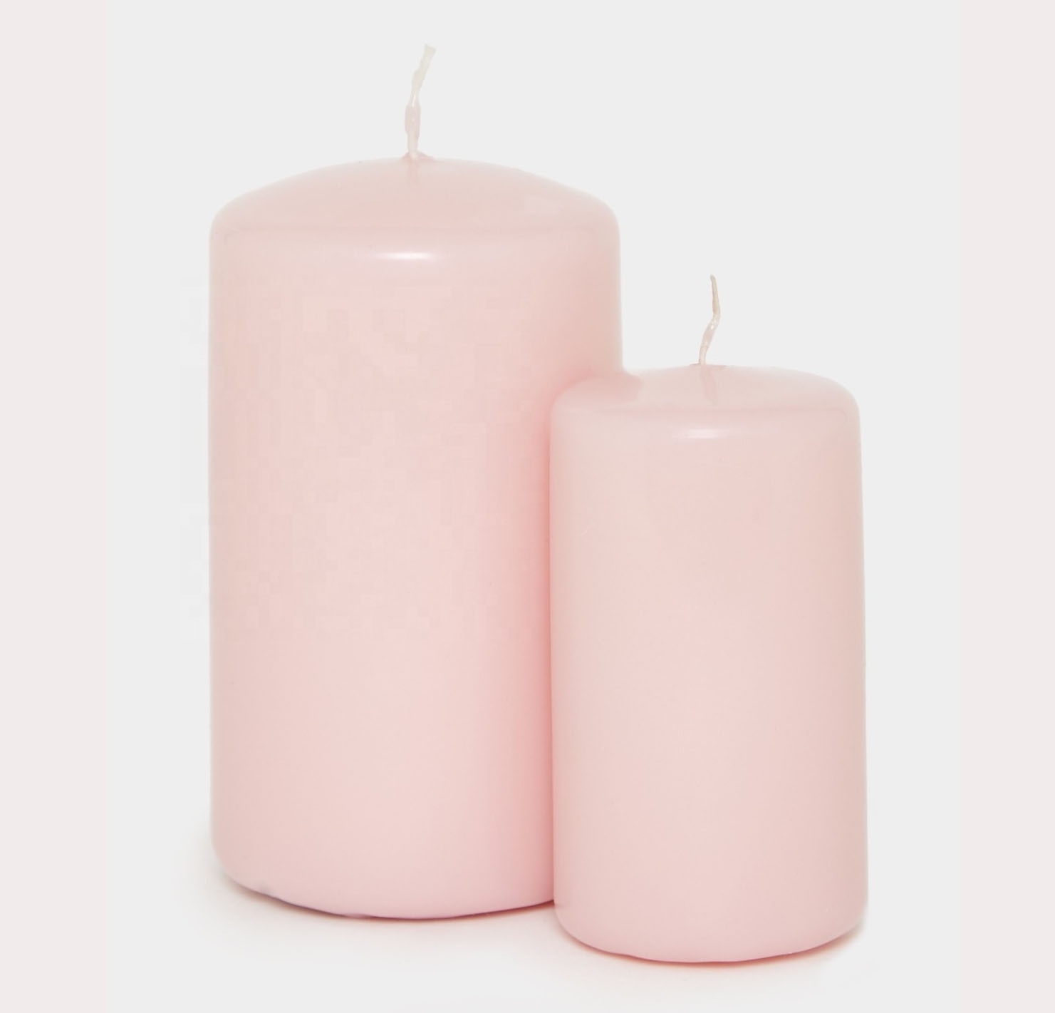 Custom Wedding Candles Roman Pillar Large Candle Wholesale Bulk Ivory White Pillar Wax Candles