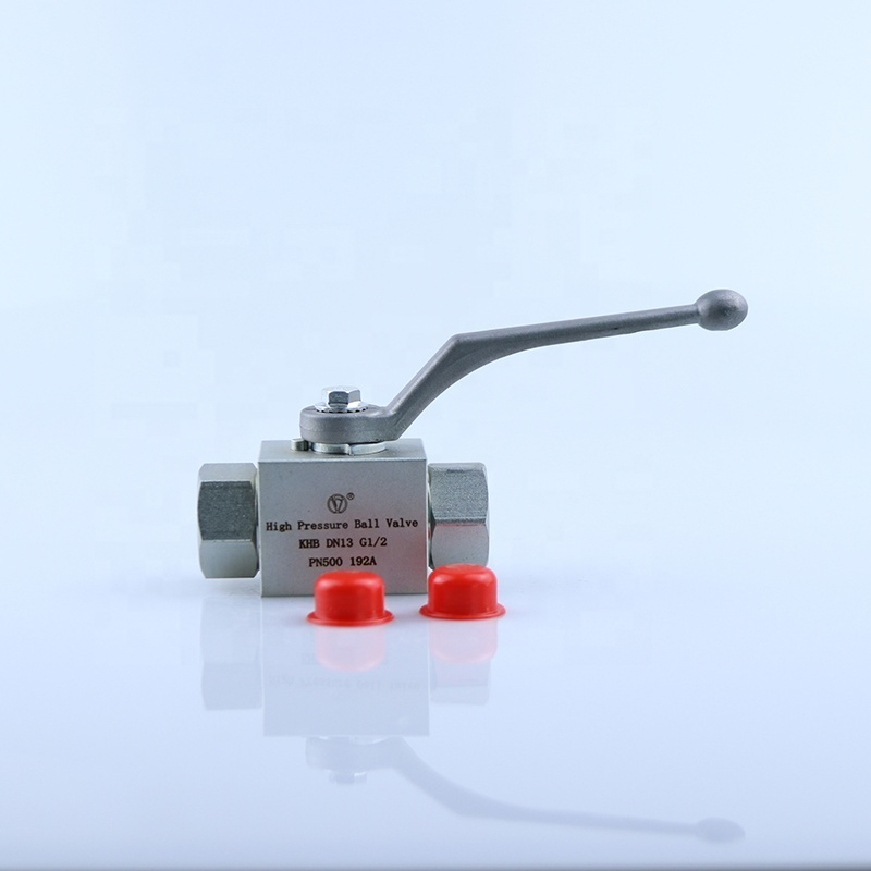 Made In China 1/4inch KHB Steel Control Hydraulic High Pressure Ball Valve