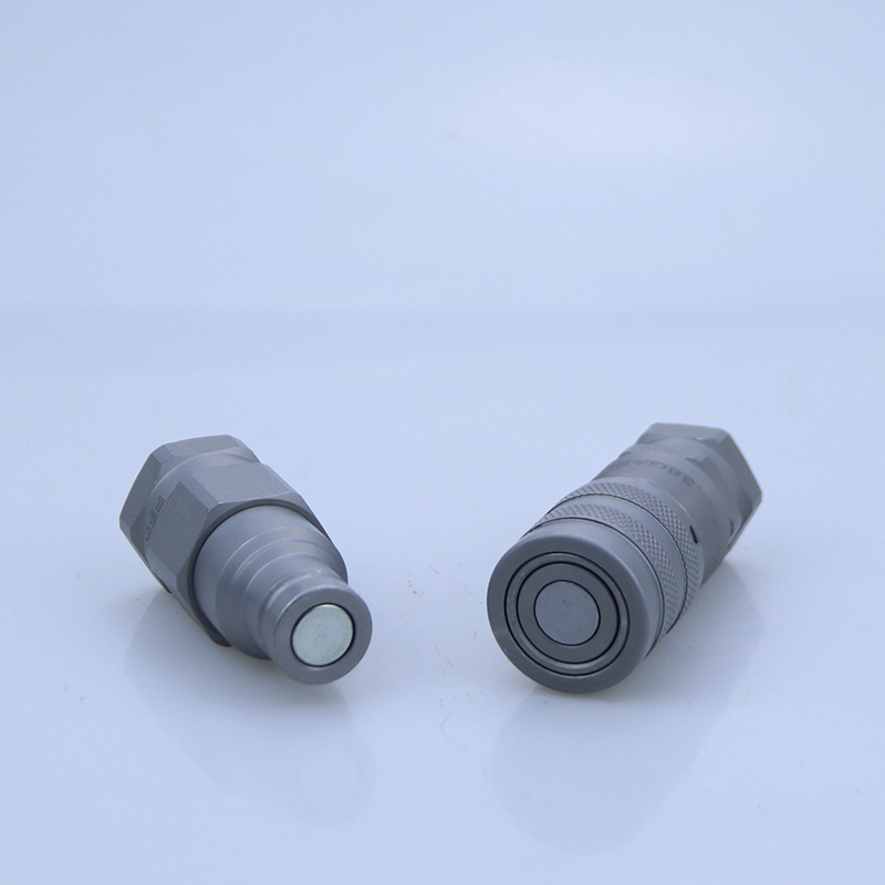 Quick disconnect Hydraulic Fittings quick coupling quick coupler hydraulic hose fittings one shut off way valve quick connector