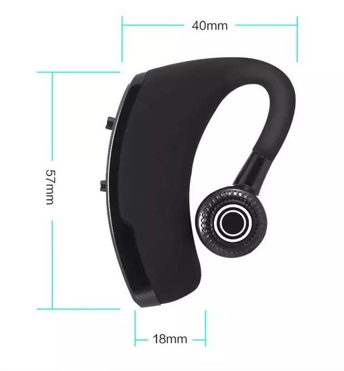 Long Stangby Handsfree Business V9 Bluetooth Headphones microphone Wireless Earphone Single Headset For Driving office earbuds