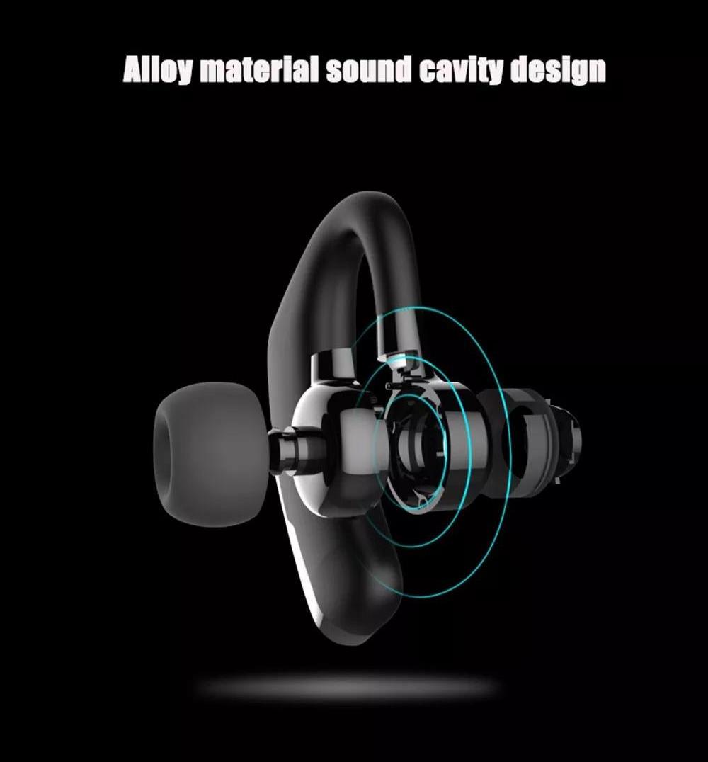 Long Stangby Handsfree Business V9 Bluetooth Headphones microphone Wireless Earphone Single Headset For Driving office earbuds