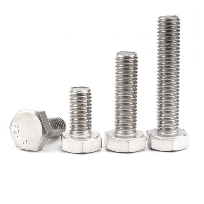 High Quality Wholesale M16 Fully Threaded  DIN933 Hex bolt with hole in the shank Hex Head Screws