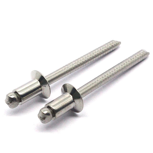 High Quality Aluminum 304 stainless steel  countersunk head aluminium blind rivet